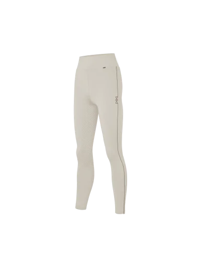 Mallas de montar beige (Beige Dove) full grip F-Tec5 para mujer Amy - Kingsland