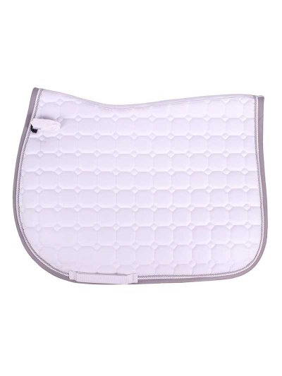 Sudadero de doma blanco para caballo Florence - QHP