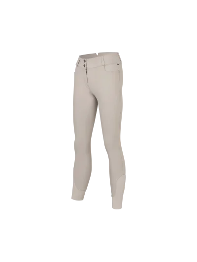 Pantalón de montar beige (Beige Dove) full grip repelente al agua para mujer Karla - Kingsland