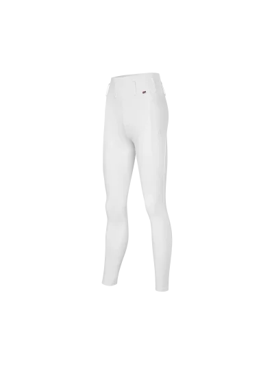 Mallas de montar blancas de invierno full grip F-Tec4 para mujer Athena - Kingsland