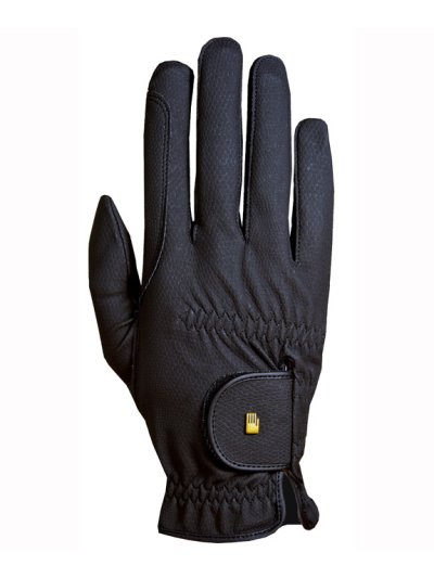 Gants junior d'équitation noir avec grip Roeck grip junior - Roeckl