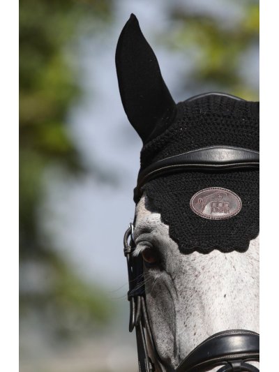 Orejeras azul marino con orejas elásticas para caballo - Jumpin - imagen 4