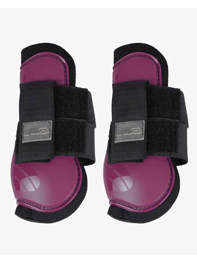 Pack of 2 Purple / Eggplant Front Tendon Boots for Ponies - QHP