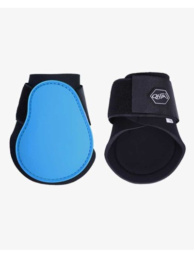 Pack of 2 Light Blue Rear Fetlock Boots for Ponies - QHP