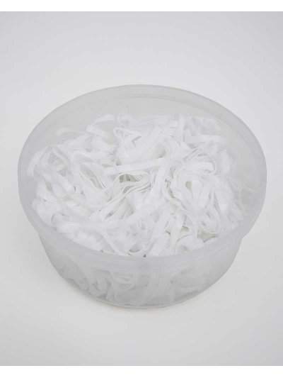 Caja de gomas elásticas blancas de 50g (aprox 450 unidades) - QHP - imagen 2