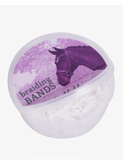 Caja de gomas elásticas blancas de 50g (aprox 450 unidades) - QHP