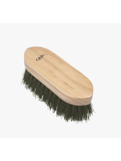 Cepillo mediano de madera y de cerda mediana y gruesa color verde  - QHP
