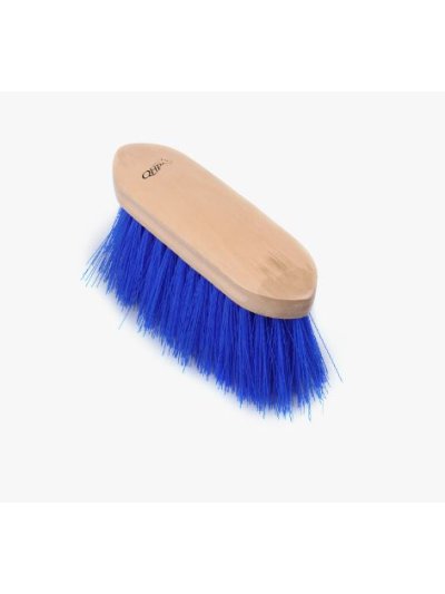 Grand brosse de bois et de poils longue et épaisse bleu - QHP