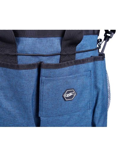 Bolsa azul marino para accesorios del cuidado y aseo del caballo (grooming bag) - QHP - imagen 3