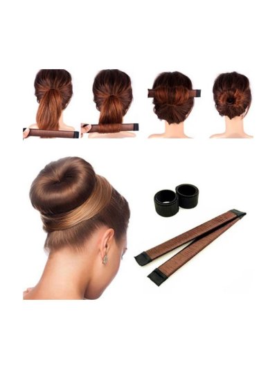Coletero en color natural para hacer moño-Bun Maker - BR