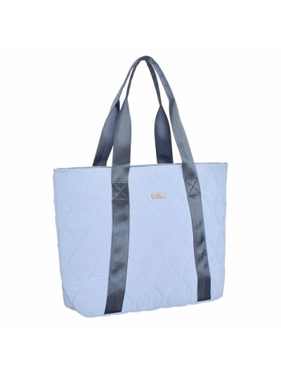 Bolsa/Bolso con cremallera color azul cielo HVPSTELLA - HV Polo