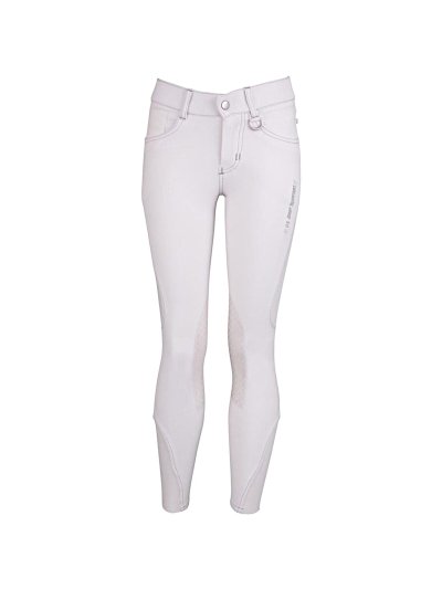 White riding breeches with silicone knee grip for boys/girls – Mika model - BR
