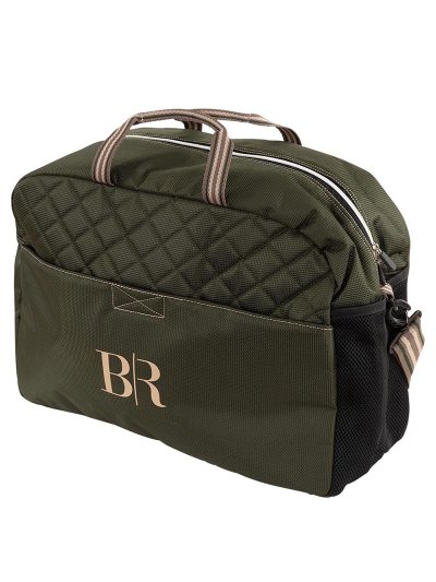 Bolsa verde para accesorios del cuidado y aseo del caballo (groom bag) - BR