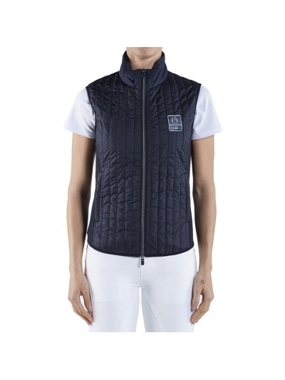 Gilet léger matelassé bleu marine pour femme Limoges - Vestrum