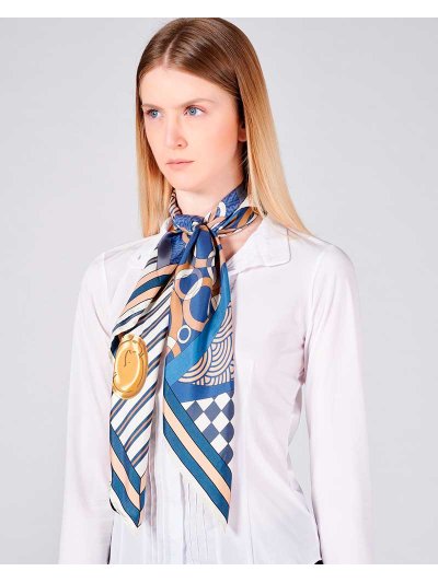 Foulard de seda estampado para mujer Estoril - Vestrum