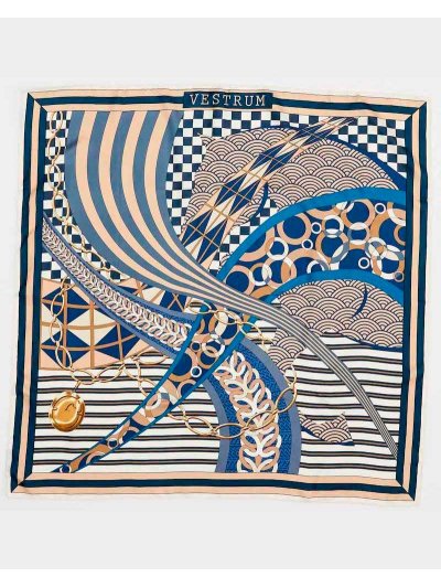 Foulard de seda estampado para mujer Estoril - Vestrum - imagen 2