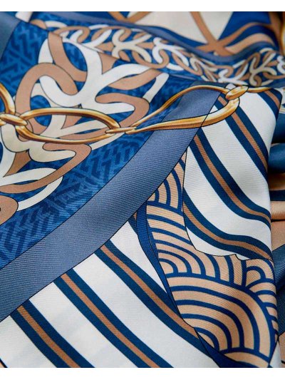 Foulard de seda estampado para mujer Estoril - Vestrum - imagen 3