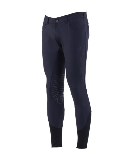 Pantalons d'équitation bleu marine (grip aux genoux) pour homme – Dublin - Vestrum