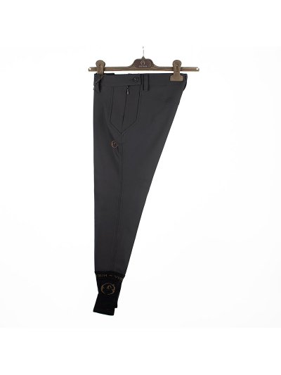 Leggings d'équitation marron foncé (grip aux genoux) pour femme - Grenoble - Vestrum