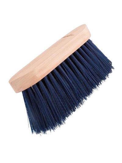 Brosse de poils longue et épaisse bleu marine (mesure 19x5,5cm, poils de 8cm) - Premiere