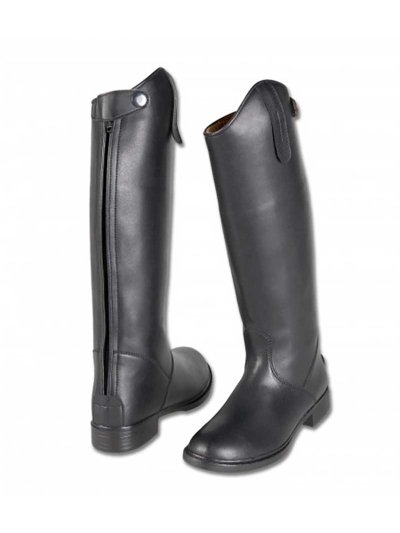 Botas negras de montar a caballo de goma unisex Nelson - ELT