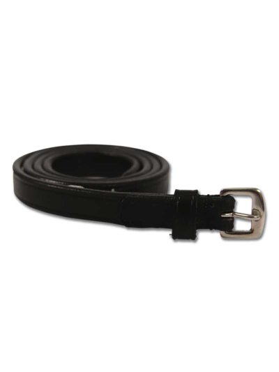 Black Leather Noseband for Horse – STAR (69 cm)