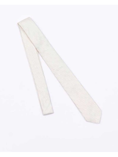 Tie with white embroidery - Vestrum