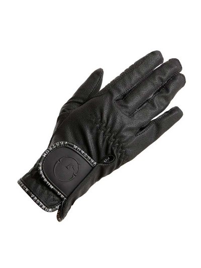 Guantes de montar a caballo negros perfectos para primavera verano Tucson - Vestrum