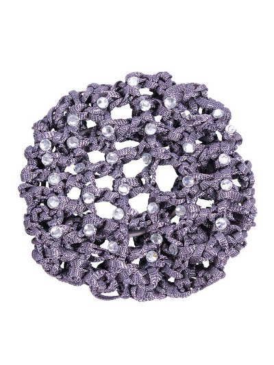 Malla de pelo gris con brillantes - QHP