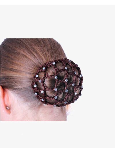 Malla de pelo gris con brillantes - QHP - imagen 2