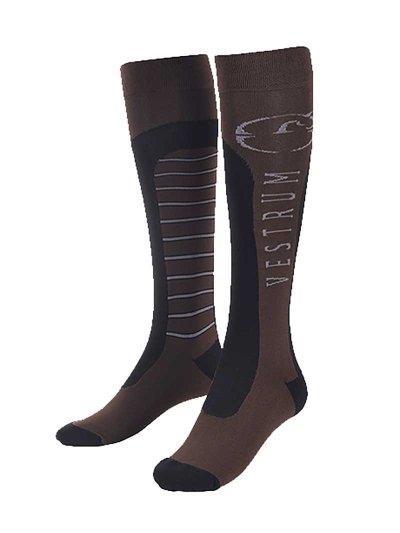 Calcetines técnicos marrón oscuro y negro Belfast - Vestrum