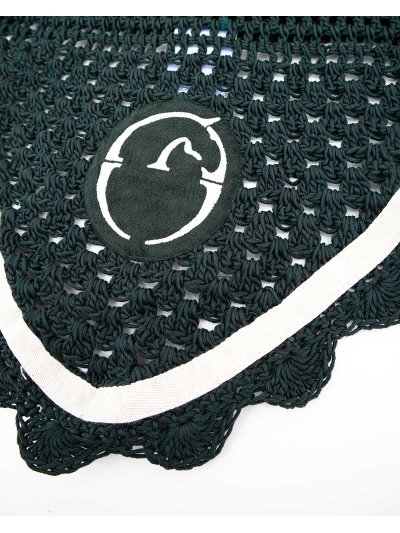 Bonnet vert foncé avec oreilles élastiques pour cheval Leeds - Vestrum - imagen 2