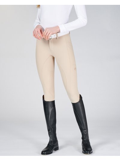 Pantalons de concours beige (grip aux genoux) pour femme Winnipeg - Vestrum