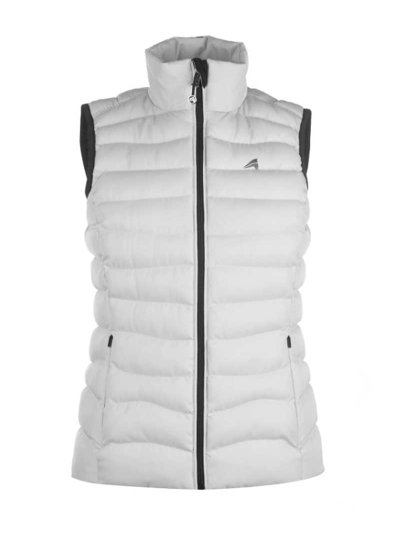 Women’s very light grey and black padded vest Lina - Euro-Star