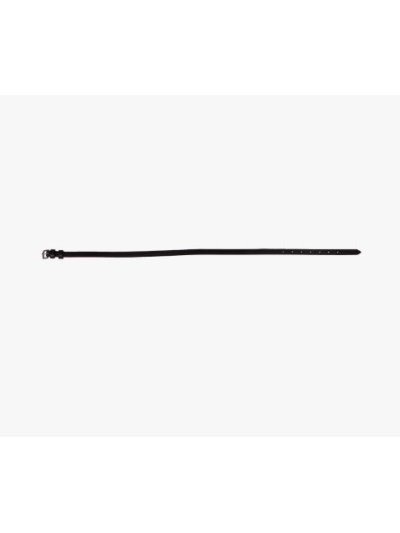 Cierrabocas de cuero negro de 1,3 cm de ancho para caballo - QHP