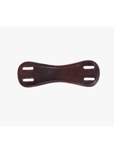 Bucle de muserola Flash color marrón para sujetar a una sola muserola para caballo - QHP