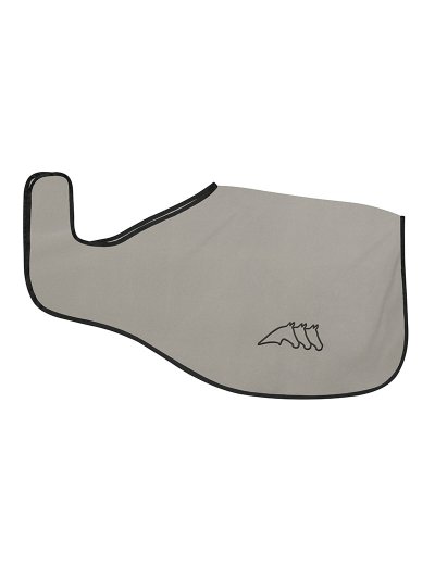 Manta polar beige con logo bordado en negro para caballo Draiden - Equiline