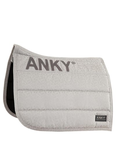 Sudadero de doma gris/plateado (limestone) con estampado animal print efecto brillo para caballo (full) - Anky