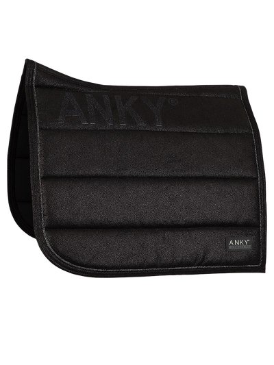 Black dressage saddle pad with glitter - Anky