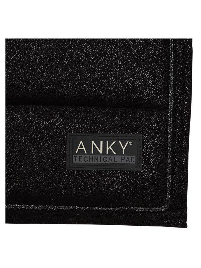 Black dressage saddle pad with glitter - Anky - imagen 2