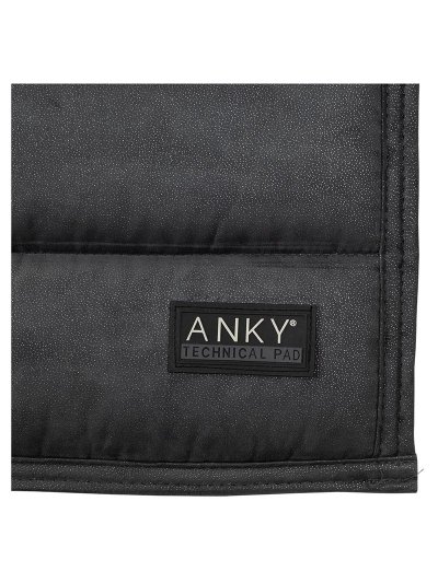 Grey (dark shadow) dressage saddle pad with glitter - Anky - imagen 2