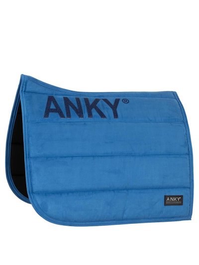 Blue (deja vu blue) dressage saddle pad - Anky