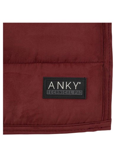 Burgundy (new maroon) dressage saddle pad - Anky - imagen 3