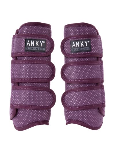 Pack de 2 protectores de trabajo de doma marrones (saddle brown) Climatrole - Anky