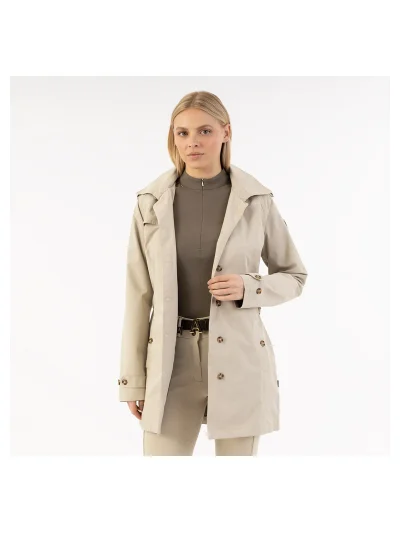 Trench impermeable beige (Island Fossil) para mujer - Anky - imagen 3