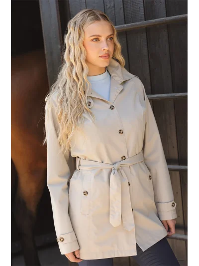Trench impermeable beige (Island Fossil) para mujer - Anky - imagen 4