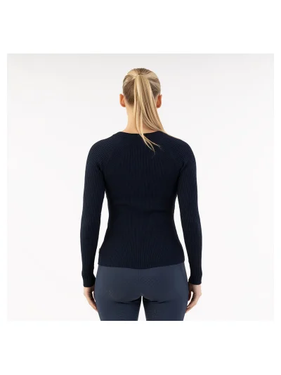 Jersey de punto azul marino (Mood Indigo) para mujer - Anky - imagen 2