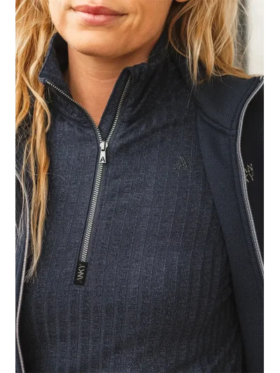 Jersey de manga larga en azul marino (Inkwell) para mujer - Anky - imagen 4