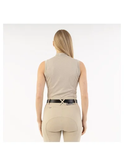 Polo sin mangas beige (Island Fossil) para mujer - Anky - imagen 2