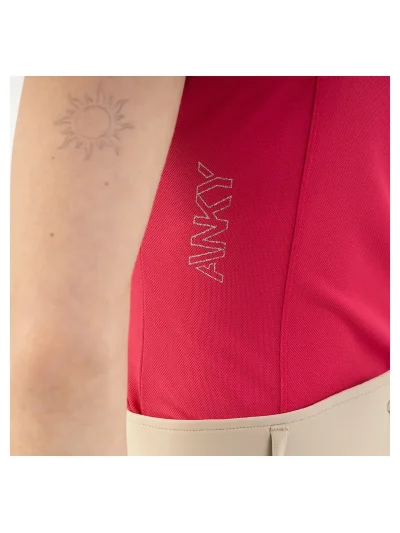 Polo sin mangas fucsia (Innuendo) para mujer - Anky - imagen 3